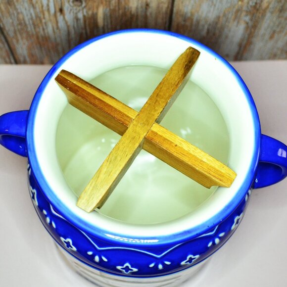 Pioneer Woman Utensil Holder Vintage Floral Pattern New Never Used Kitchen Tools - Picture 7 of 10